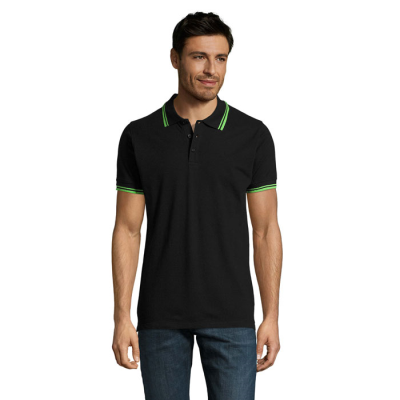 Picture of PASADENA MEN POLO 200G in Black.