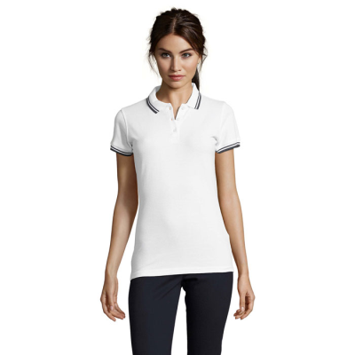 Picture of PASADENA LADIES POLO 200G in Blue.