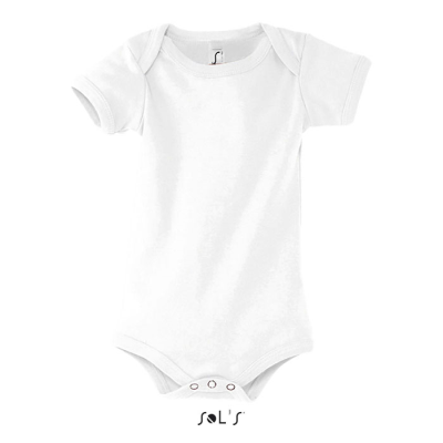 Picture of BAMBINO BABY BODYSUIT in White.