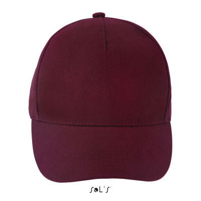 Picture of LONG BEACH FIVE PANEL CAP in Brown