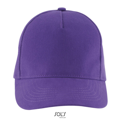 Picture of LONG BEACH FIVE PANEL CAP in Purple