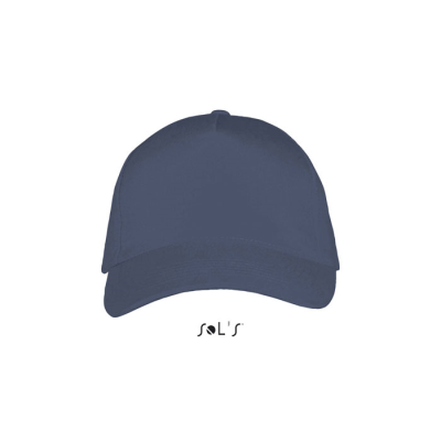 Picture of LONG BEACH FIVE PANEL CAP in Blue