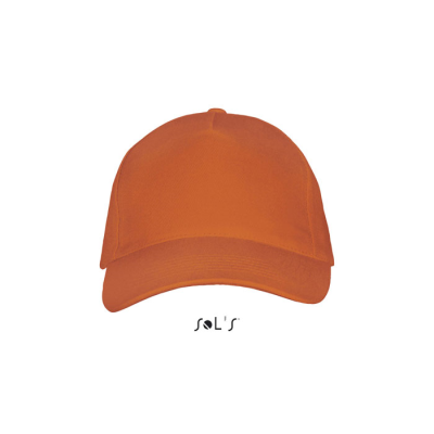 Picture of LONG BEACH FIVE PANEL CAP in Orange