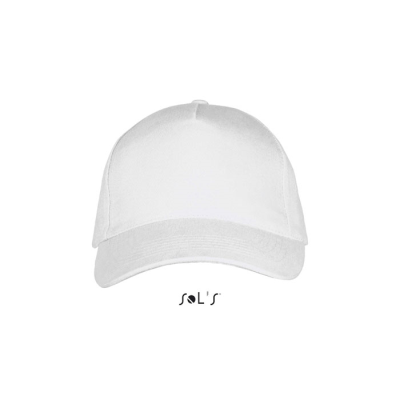 Picture of LONG BEACH FIVE PANEL CAP in White