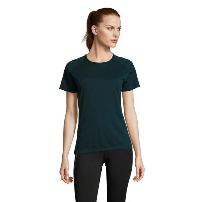 Picture of SPORTY LADIES TEE SHIRT POLYES in Blue
