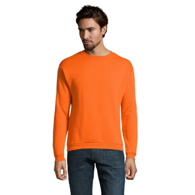 Picture of SPIDER MEN ROUND-NECK SWEAT in Orange