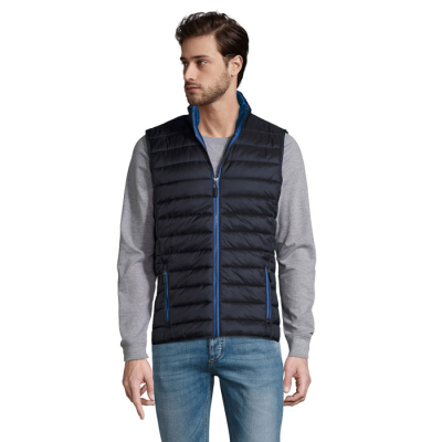 Picture of WAVE MEN BODYWARMER in Blue.