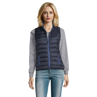 Picture of WAVE LADIES BODYWARMER in Blue.