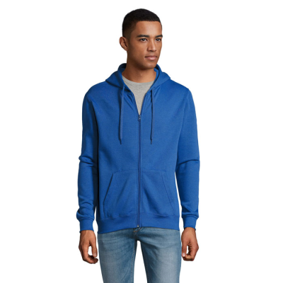 Picture of STONE UNI HOODED HOODY 260G in Blue.