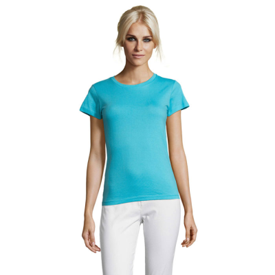 Picture of REGENT LADIES TEE SHIRT 150G in Blue.