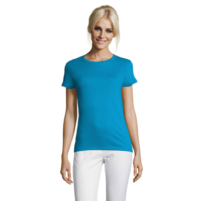 Picture of REGENT LADIES TEE SHIRT 150G in Blue.