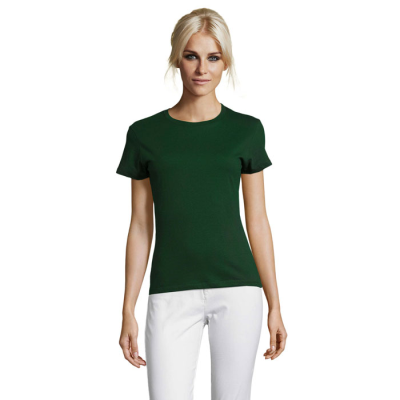 Picture of REGENT LADIES TEE SHIRT 150G in Green.