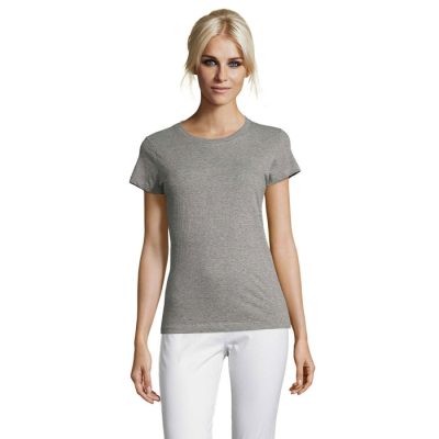 Picture of REGENT LADIES TEE SHIRT 150G in Grey.