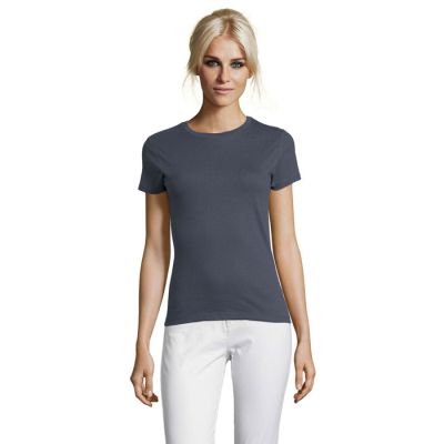 Picture of REGENT LADIES TEE SHIRT 150G in Grey.