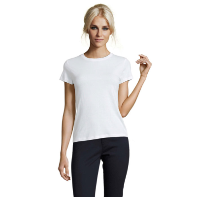 Picture of REGENT LADIES TEE SHIRT 150G in White