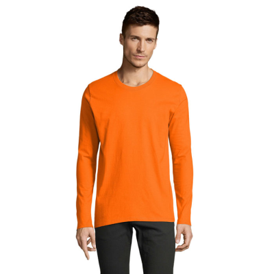 Picture of IMPERIAL LSL MEN T-SHIRT190 in Orange