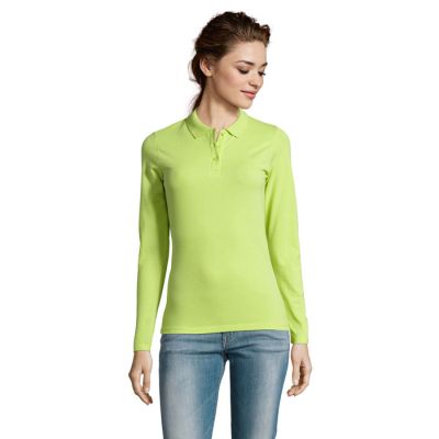 Picture of PERFECT LSL LADIES POLO 180 in Green