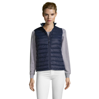 Picture of WILSON BW LADIES BODYWARMER in Blue.