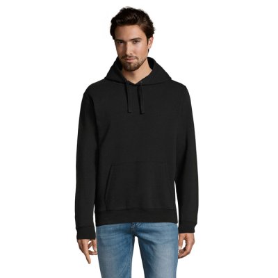 Picture of SPENCER HOODED HOODY SWEAT 280 in Black