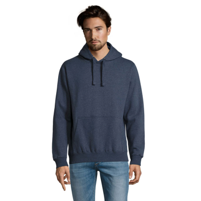 Picture of SPENCER HOODED HOODY SWEAT 280 in Blue
