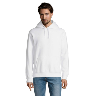 Picture of SPENCER HOODED HOODY SWEAT 280 in White