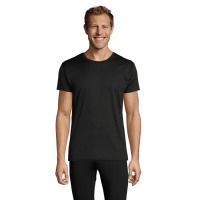 Picture of SPRINT UNI TEE SHIRT 130G in Black.