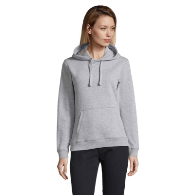 Picture of SPENCER LADIES HOODED HOODY SWEAT in Black