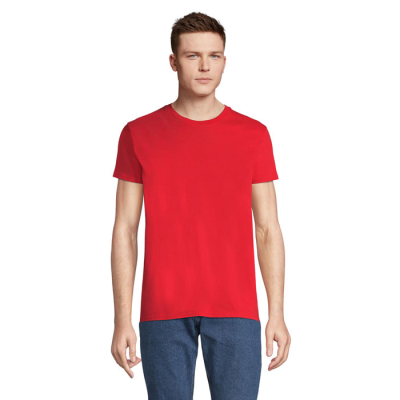 Picture of PIONEER MEN TEE SHIRT 175G in Red.