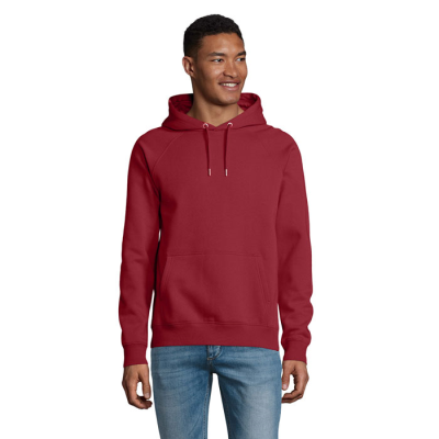 Picture of STELLAR UNISEX HOODED HOODY SWEAT in Brown