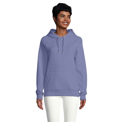 Picture of STELLAR UNISEX HOODED HOODY SWEAT in Blue.