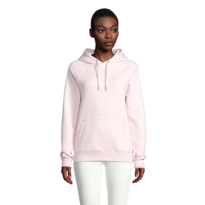 Picture of STELLAR UNISEX HOODED HOODY SWEAT in Pink.