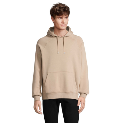 Picture of STELLAR UNISEX HOODED HOODY SWEAT in Brown