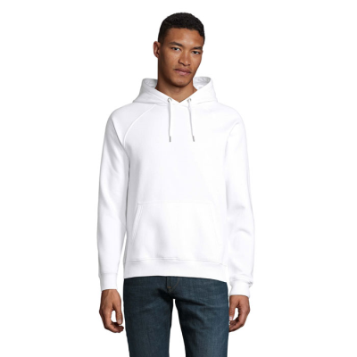 Picture of STELLAR UNISEX HOODED HOODY SWEAT in White