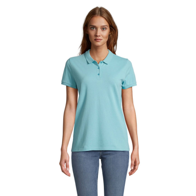 Picture of PLANET LADIES POLO 170G in Blue.