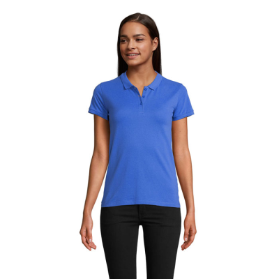 Picture of PLANET LADIES POLO 170G in Blue.
