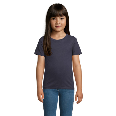 Picture of PIONEER CHILDRENS TEE SHIRT 175G in Blue.