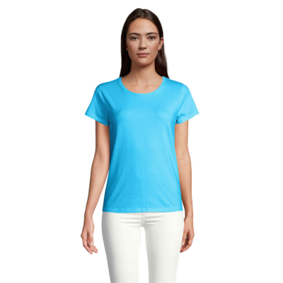 Picture of CRUSADER LADIES TEE SHIRT 150G in Blue