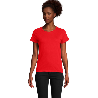 Picture of SADER LADIES TEE SHIRT 150G in Red.