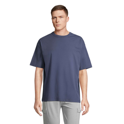Picture of BOXY MEN OVERSIZED TEE SHIRT in Blue