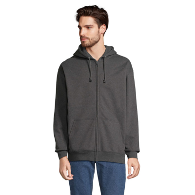 Picture of CARTER FULL ZIP HOODED HOODY in Black