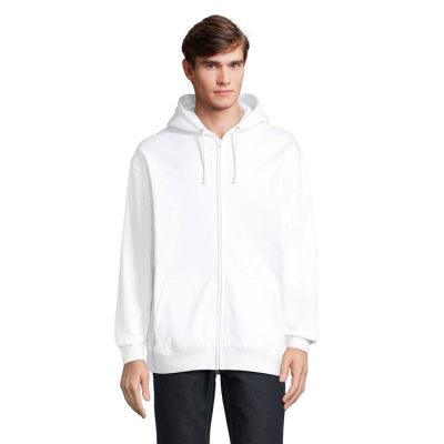 Picture of CARTER FULL ZIP HOODED HOODY in White
