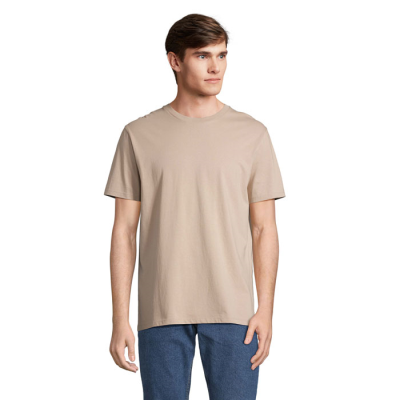 Picture of LEGEND TEE SHIRT ORGANIC 175G in Brown.
