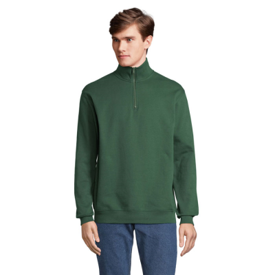 Picture of CONRAD SWEAT ZIP COLLAR in Green