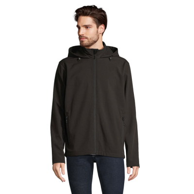 Picture of RACE MEN HOODED HOODY JACKET in Black