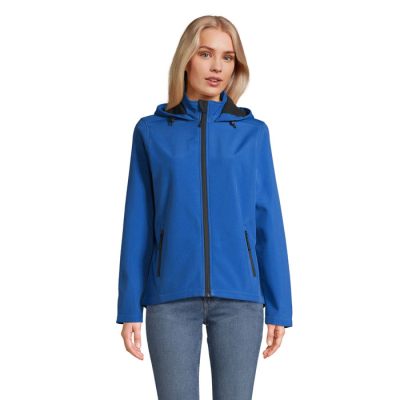 Picture of RACE LADIES HOODED HOODY JACKET in Blue
