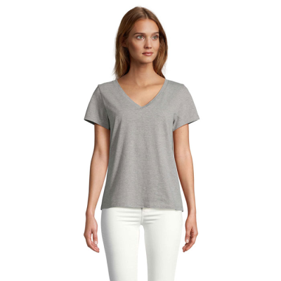 Picture of REGENT V TEE SHIRT LADIES in Grey
