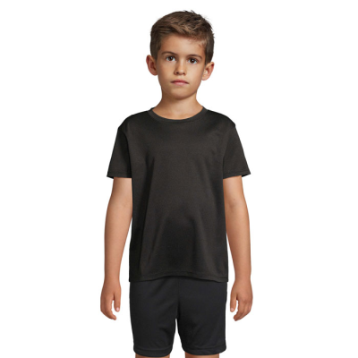 Picture of SPRINT CHILDRENS SPORTS TEE SHIRT in Black