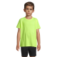 Picture of SPRINT CHILDRENS SPORTS TEE SHIRT in Yellow