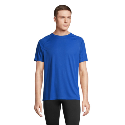 Picture of VORTEX RAGLAN TEE SHIRT in Blue