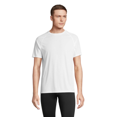 Picture of VORTEX RAGLAN TEE SHIRT in White